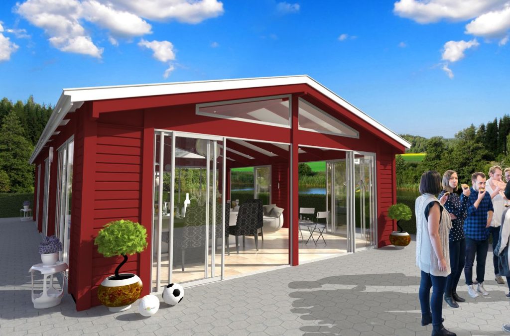 uterum överbyggnad poolhus