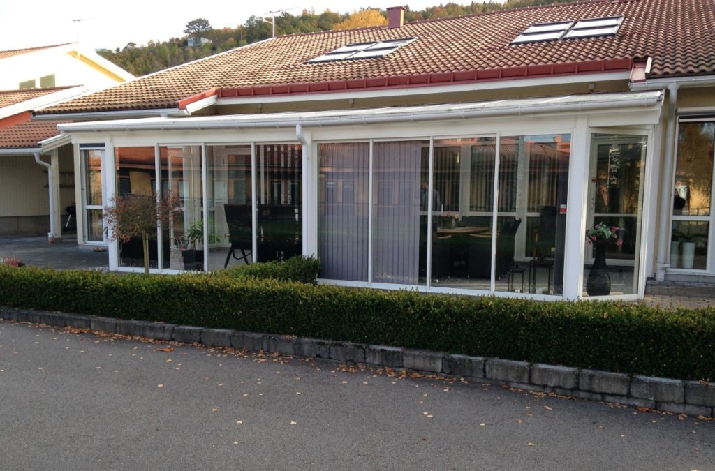 uterum limträstomme pulpettak inglasning sommar